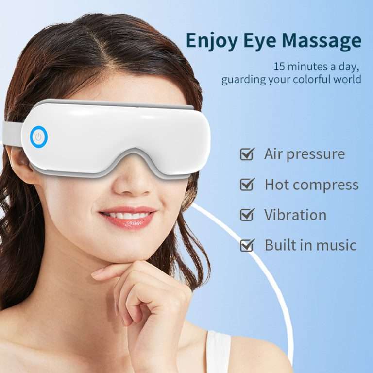 Eye Massager Air Pressure Music Heat Relief Eye Fatigue Air Vibration ...